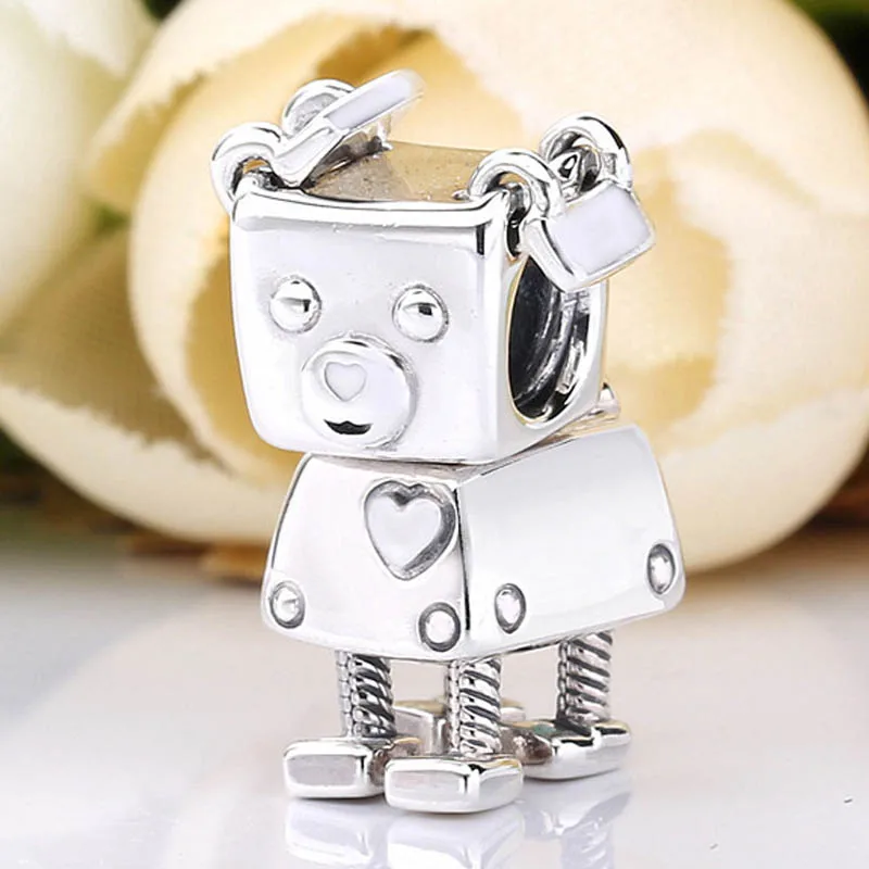 New 925 Sterling Silver Animal Bead Charm Cute Bella Bot's Pet Bobby Bot Dog Beads Fit Pandora Bracelet Bangle DIY Jewelry
New 925 Sterling Silver Animal Bead Charm Cute Bella Bot's Pet Bobby Bot Dog Beads Fit Pandora Bracelet Bangle DIY Jewelry