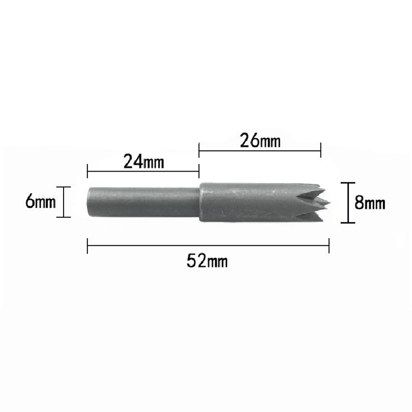 1pc 6mm Plum Blossom Thimble Drill Bit For Mini Lathe Machine DIY Woodworking Tools
1pc 6mm Plum Blossom Thimble Drill Bit For Mini Lathe Machine DIY Woodworking Tools