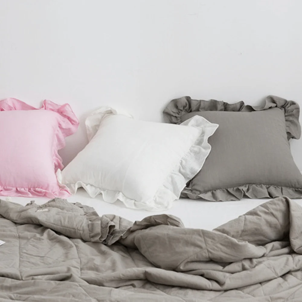 Cotton Linen Ruffle Cushion Cover Solid Color Ruffle Soft Pillow Cover Sofa Seat Car Living Room Decoration 45*45cm
Cotton Linen Ruffle Cushion Cover Solid Color Ruffle Soft Pillow Cover Sofa Seat Car Living Room Decoration 45*45cm
