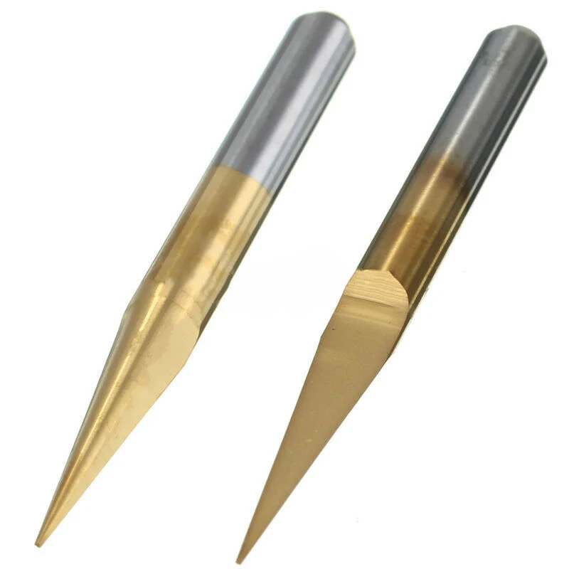 10pcs V-Shape Flat Bottom Engraving Bits Carbide PCB Engraving Bits CNC Router Tool 10 Degree 0.1mm
10pcs V-Shape Flat Bottom Engraving Bits Carbide PCB Engraving Bits CNC Router Tool 10 Degree 0.1mm