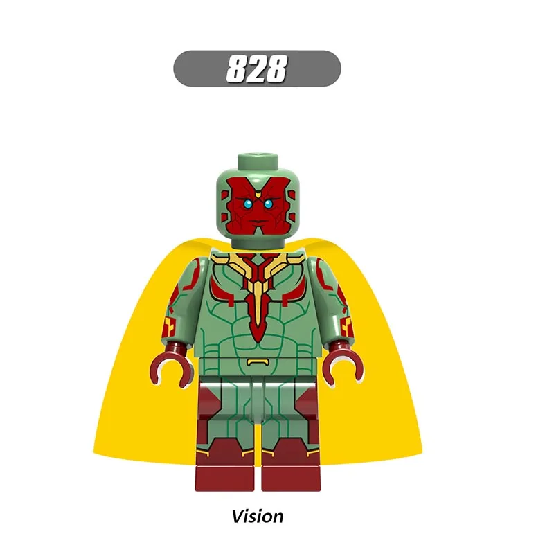 Single Sale LegoINGlys Super Heroes Avengers 3 Infinity Minifigure Vision Bricks Building Blocks Children Gift Boys Toys X0187
Single Sale LegoINGlys Super Heroes Avengers 3 Infinity Minifigure Vision Bricks Building Blocks Children Gift Boys Toys X0187