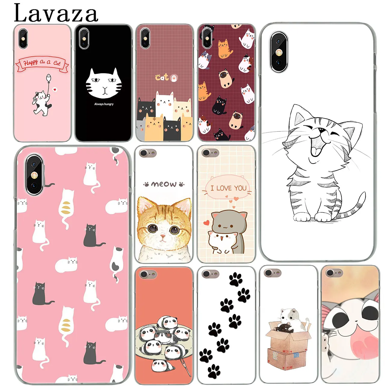 Lavaza lovely CAT Meow Cat claw footprint Hard Phone Case for iPhone XR X XS 11 Pro Max 10 7 8 6 6S 5 5S SE 4S 4 Cover
Lavaza lovely CAT Meow Cat claw footprint Hard Phone Case for iPhone XR X XS 11 Pro Max 10 7 8 6 6S 5 5S SE 4S 4 Cover