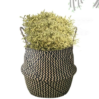 Rattan Folding Hanging Flower Pot Seagrass Wickerwork Basket Planter Woven Dirty Laundry Hamper Storage Basket Home Decor
Rattan Folding Hanging Flower Pot Seagrass Wickerwork Basket Planter Woven Dirty Laundry Hamper Storage Basket Home Decor