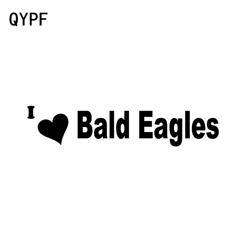 QYPF 16CM*3.4CM Fashion I love BALD EAGLES Vinyl Car Window Sticker Exquisite Decal Black/Silver C15-0901
QYPF 16CM*3.4CM Fashion I love BALD EAGLES Vinyl Car Window Sticker Exquisite Decal Black/Silver C15-0901