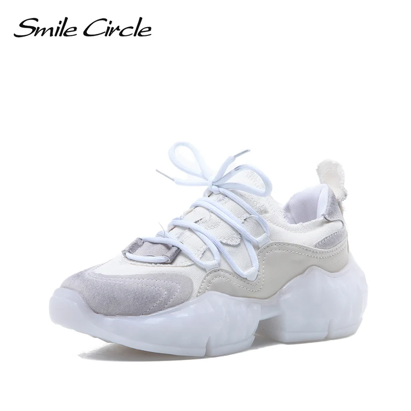 Smile Circle 2019 spring Women Sneakers Flat Genuine Leather Comfortable Platform shoes Jelly bottom Thick bottom Ladies shoes
Smile Circle 2019 spring Women Sneakers Flat Genuine Leather Comfortable Platform shoes Jelly bottom Thick bottom Ladies shoes