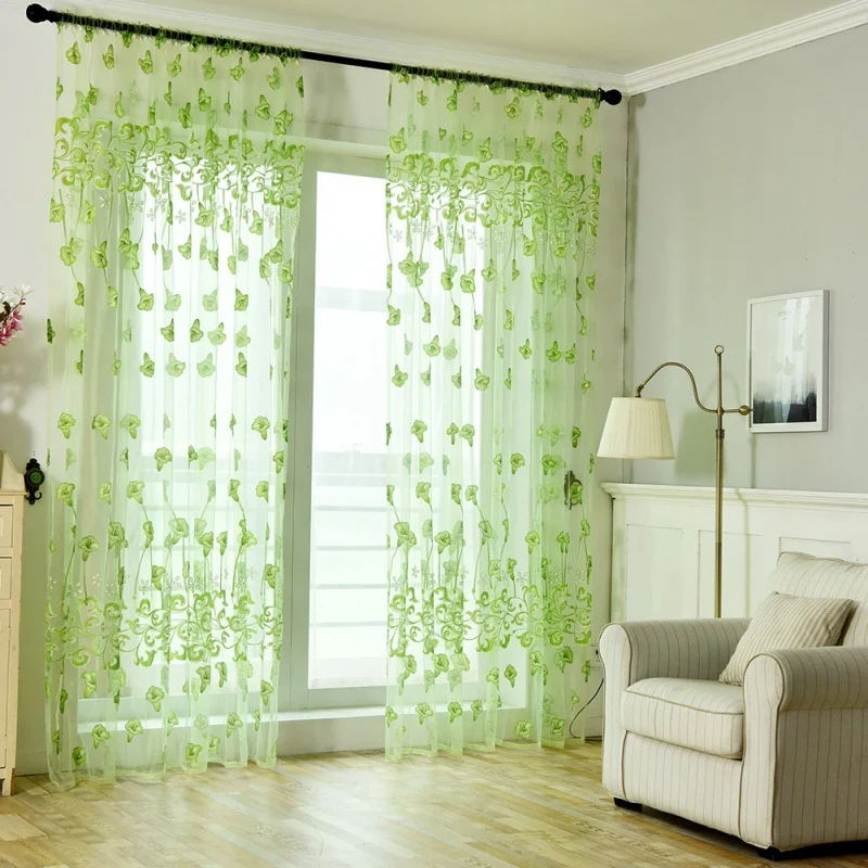 Window Curtain Morning Glory Pattern Bedroom Voile Curtains Fabric Sheer Decoration Printing Flower Home Decor cortina para sala
Window Curtain Morning Glory Pattern Bedroom Voile Curtains Fabric Sheer Decoration Printing Flower Home Decor cortina para sala