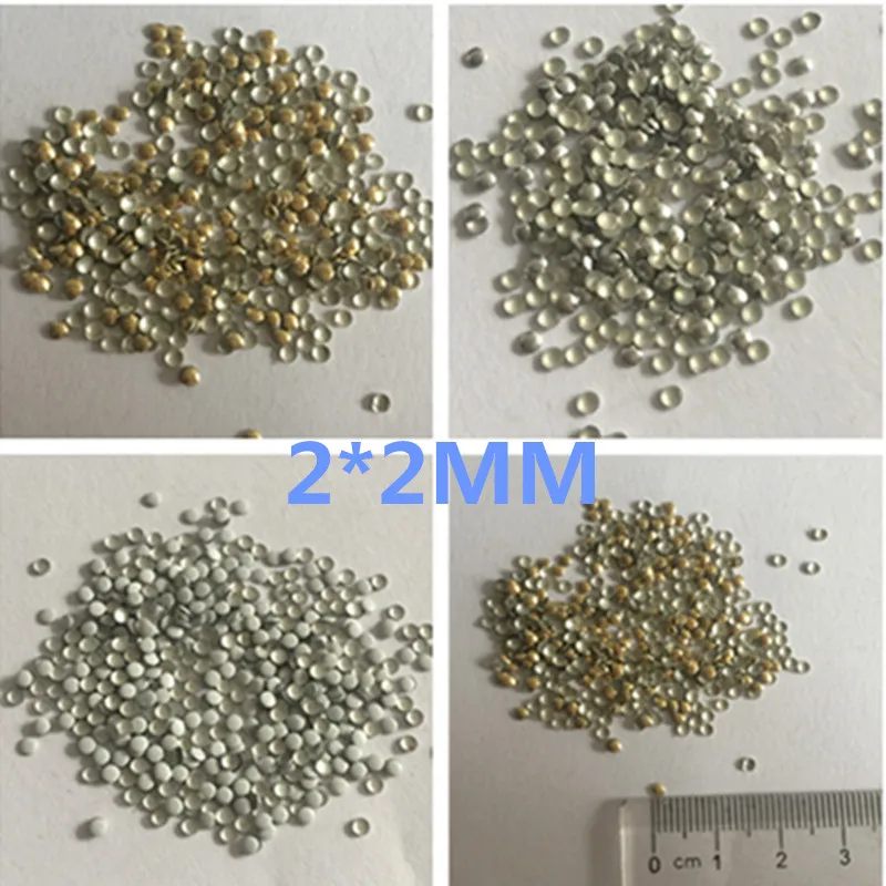 1000pcs 2mm Gold/Silver/White Metal Garment Decorations Accessories Metallic Hot Fix Studs Nail Art 3D DIY Decor Rhinestones
1000pcs 2mm Gold/Silver/White Metal Garment Decorations Accessories Metallic Hot Fix Studs Nail Art 3D DIY Decor Rhinestones