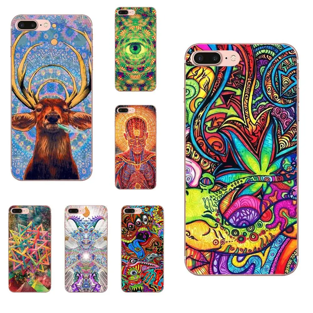 Design Phone Case Psychedelic Drawing Owl Eyes Black For Xiaomi Note 3 4 Mi3 Mi4 Mi4C Mi4i Mi5 Mi 5S 5X 6 6X A1 Max Mix 2 | Мобильные