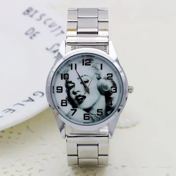 NEW Cute Cartoon Pretty Marilyn Monroe style Children's Watches Women's Student Girls boys Quartz Metal steel Wrist Watch
NEW Cute Cartoon Pretty Marilyn Monroe style Children's Watches Women's Student Girls boys Quartz Metal steel Wrist Watch