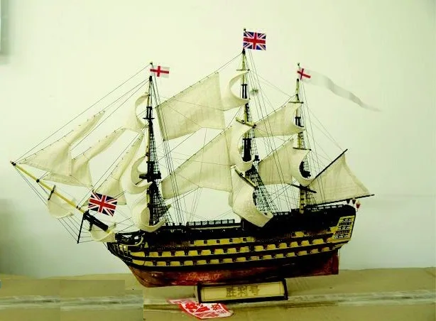 Scale 1/200 British classic ship model kit 1778 HMS Victory warship wooden model
Scale 1/200 British classic ship model kit 1778 HMS Victory warship wooden model
