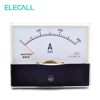 ELECALL 44C2 Analog DC Ammeter 300A/75mV Ammeter Mechanical Header Panel Meter Tester Amperemeter 
ELECALL 44C2 Analog DC Ammeter 300A/75mV Ammeter Mechanical Header Panel Meter Tester Amperemeter