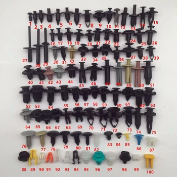 TITIFXAN 100 kinds of mixed 100PCS plastic automatic fasteners universal bumper clamping jig, suitable for all cars.
TITIFXAN 100 kinds of mixed 100PCS plastic automatic fasteners universal bumper clamping jig, suitable for all cars.