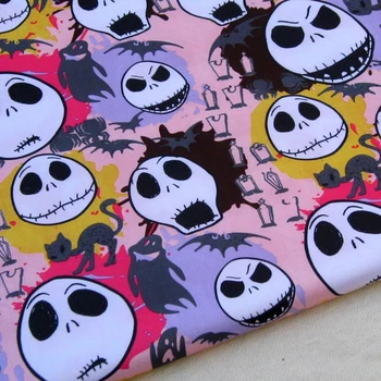 PVC coated waterproof fabric - kull and cat (Light pink) (WF292) 
PVC coated waterproof fabric - kull and cat (Light pink) (WF292)