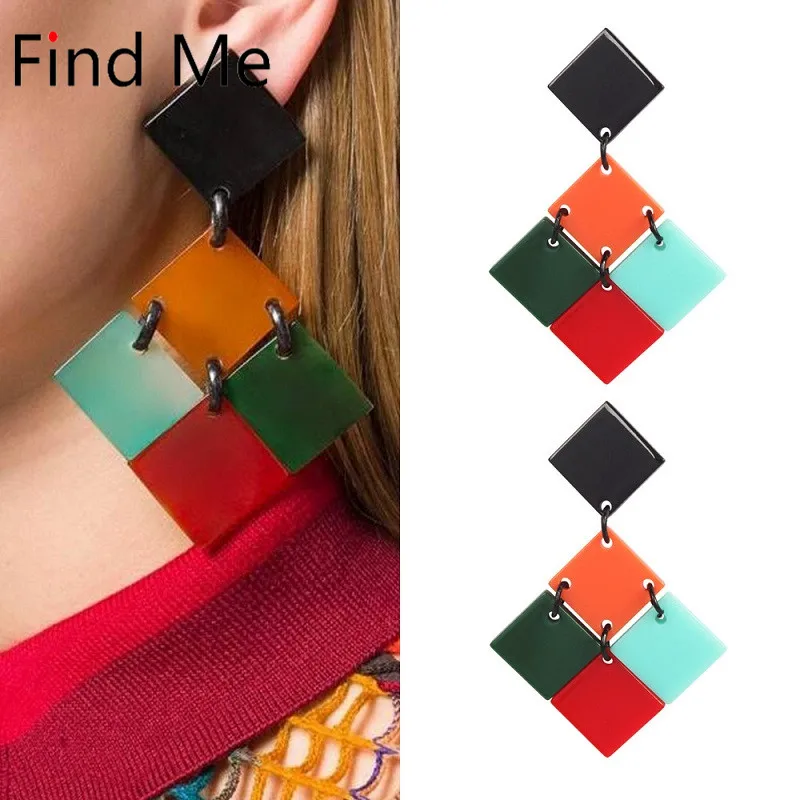 Find Me 2019 new high-grade Fashion resin chain Drop Earrings For Women Jewelry Brand geometric alloy Dangle Earrings wholesale
Find Me 2019 new high-grade Fashion resin chain Drop Earrings For Women Jewelry Brand geometric alloy Dangle Earrings wholesale