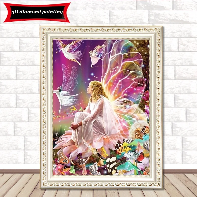 DIY New 5D Diamond Painting Living Room Butterfly Elf Bedroom Cross Embroidery Brick Sticker Painting Home Furnishing Decoration
DIY New 5D Diamond Painting Living Room Butterfly Elf Bedroom Cross Embroidery Brick Sticker Painting Home Furnishing Decoration
