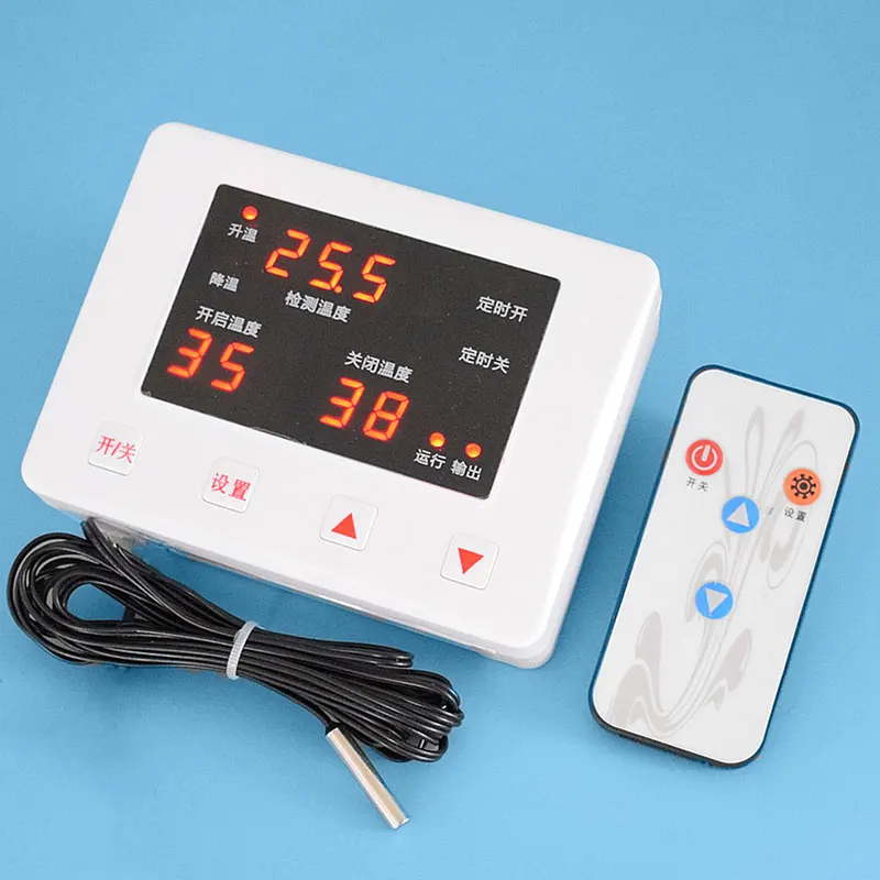 665High Precision Temperature Controller Breeding Incubator Temperature Controller High Power Temperature Controller Switch
665High Precision Temperature Controller Breeding Incubator Temperature Controller High Power Temperature Controller Switch