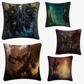 World Of WOW Game Decorative Cotton Linen Cushion Cover 45x45cm Pillow Case For Sofa Chair Pillowcase Home Decor Almofada
World Of WOW Game Decorative Cotton Linen Cushion Cover 45x45cm Pillow Case For Sofa Chair Pillowcase Home Decor Almofada