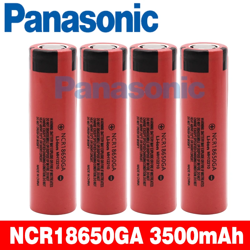Panasonic original NCR 18650GA 30A discharge 3.7V 3500mAh 18650 rechargeable battery for toy flashlight flat-top lithium battery
Panasonic original NCR 18650GA 30A discharge 3.7V 3500mAh 18650 rechargeable battery for toy flashlight flat-top lithium battery