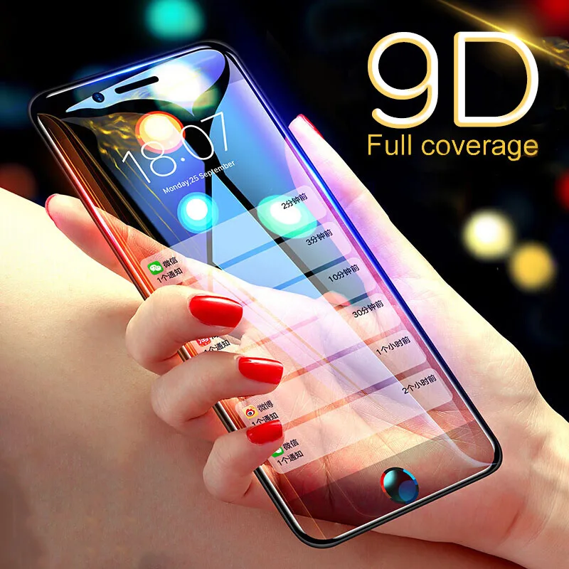 New 9D Curved Full Cover Tempered Glass On The For iPhone X XR XS Max Screen Protector For iPhone 8 7 6 6s Plus Protection Film
New 9D Curved Full Cover Tempered Glass On The For iPhone X XR XS Max Screen Protector For iPhone 8 7 6 6s Plus Protection Film