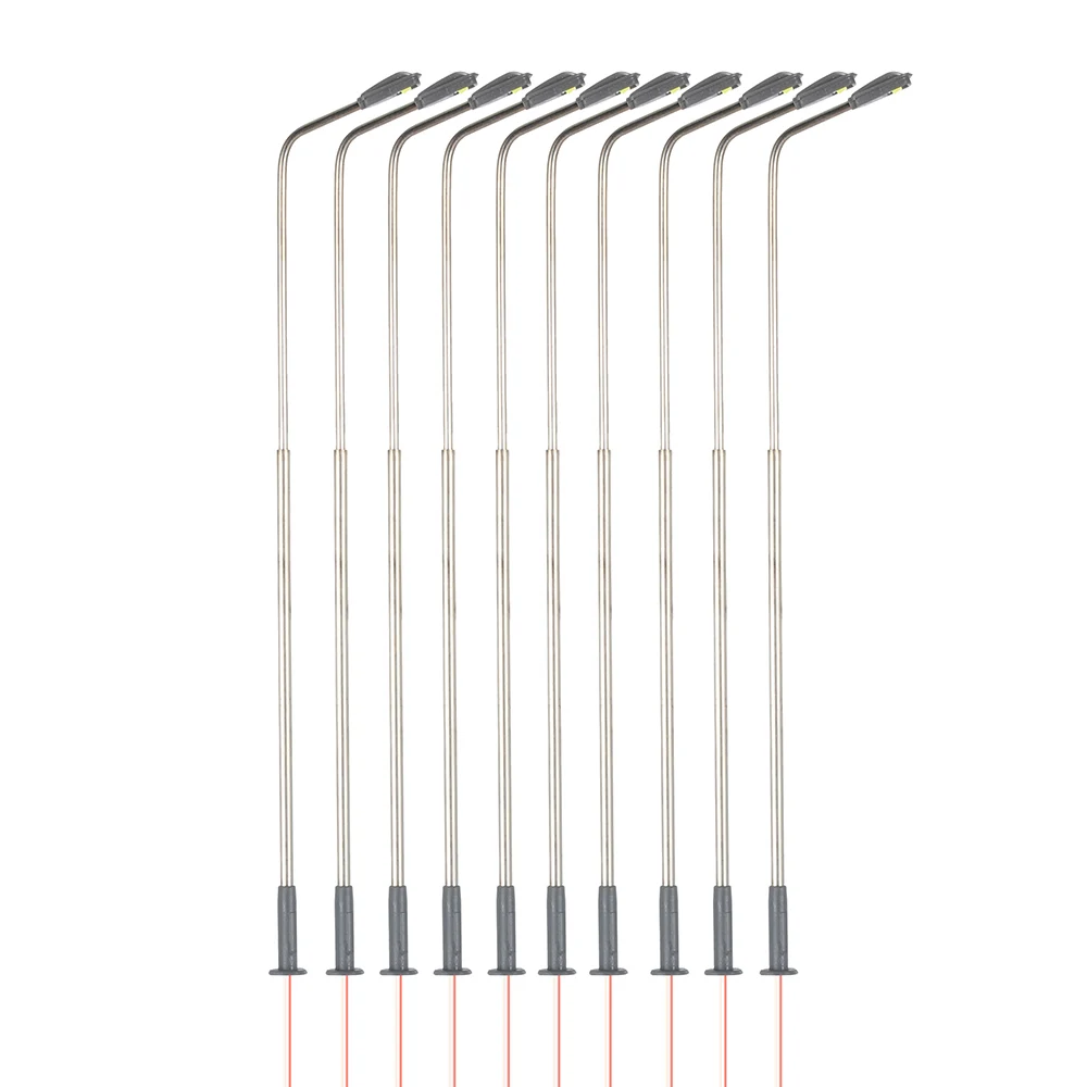 10Pcs Metal Lamppost Model Streets Lamp Modelmaking Single-head LED Lights Railway Street Lighting 3V Doll House Kits
10Pcs Metal Lamppost Model Streets Lamp Modelmaking Single-head LED Lights Railway Street Lighting 3V Doll House Kits