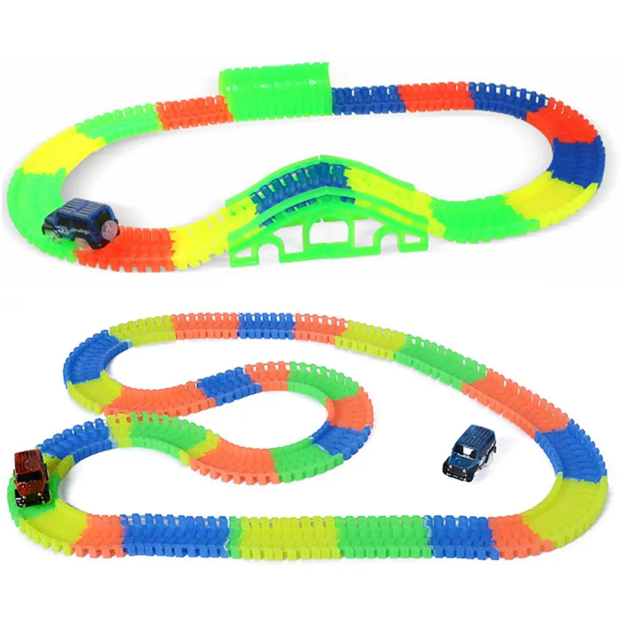 DIY Magical Glowing Race Track with Glow Car 488/568/648Pcs Set Bend Flex Flashing in the Dark Assembly Car Children Toys Gift
DIY Magical Glowing Race Track with Glow Car 488/568/648Pcs Set Bend Flex Flashing in the Dark Assembly Car Children Toys Gift