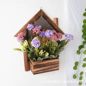 Natural Wood Retro Wall Mount Planter Flower Pot Hanging Wooden Flower Pots Container For Wedding Decoration
Natural Wood Retro Wall Mount Planter Flower Pot Hanging Wooden Flower Pots Container For Wedding Decoration