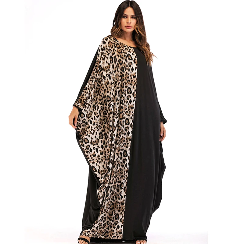 Casual Print Leopard Abaya Maxi Shirt Dress Muslim Kimono Summer Loose Long Robe Gowns Ramadan Middle East Arab Islamic Clothing
Casual Print Leopard Abaya Maxi Shirt Dress Muslim Kimono Summer Loose Long Robe Gowns Ramadan Middle East Arab Islamic Clothing