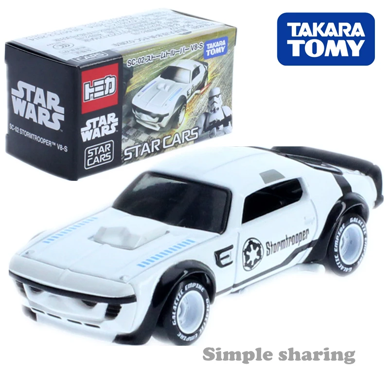 Tomica Star wars SC-02 Star Cars Stormtrooper V8-S takara tomy Diecast metal Car in toy vehicle model kids toys Collection gift
Tomica Star wars SC-02 Star Cars Stormtrooper V8-S takara tomy Diecast metal Car in toy vehicle model kids toys Collection gift
