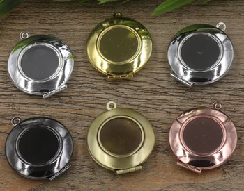 16mm 20pcs 6Colors Round Photo Frame Locket Box,Brass Bronze Tone Pendant European style Craft,Jewelry Finding Pendant
16mm 20pcs 6Colors Round Photo Frame Locket Box,Brass Bronze Tone Pendant European style Craft,Jewelry Finding Pendant