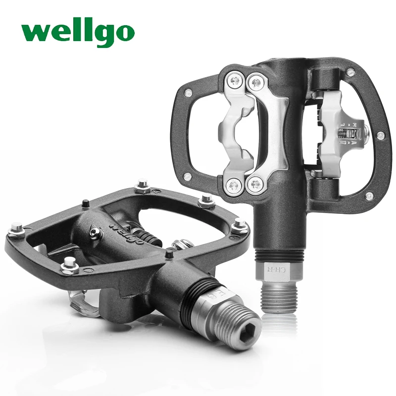Wellgo Pedals MTB Cycling Mountain Bike Pedals Clipless SPD Compatible Self-locking Ultralight Aluminum Alloy R120B
Wellgo Pedals MTB Cycling Mountain Bike Pedals Clipless SPD Compatible Self-locking Ultralight Aluminum Alloy R120B
