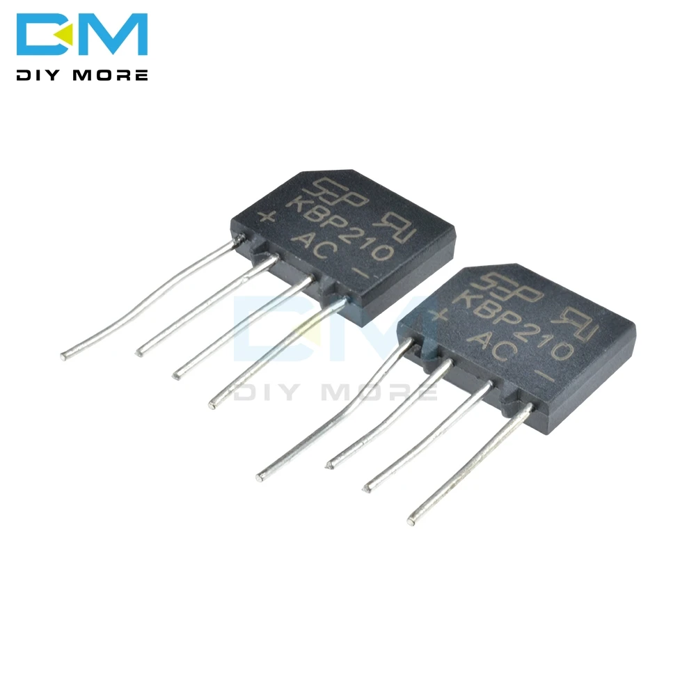 5PCS KBP210 2A 1000V Bridge Rectifier Diode Single Phase Bridge Rectifier Diy Electronic High Temperature Soldering Original IC
5PCS KBP210 2A 1000V Bridge Rectifier Diode Single Phase Bridge Rectifier Diy Electronic High Temperature Soldering Original IC