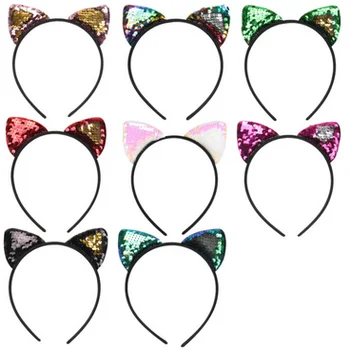 by dhl or ems 200pcs Girls Reversible Mermaid Sequins Cat Ears Headbands Flip Women DIY Hairbands Hair Accessories
by dhl or ems 200pcs Girls Reversible Mermaid Sequins Cat Ears Headbands Flip Women DIY Hairbands Hair Accessories