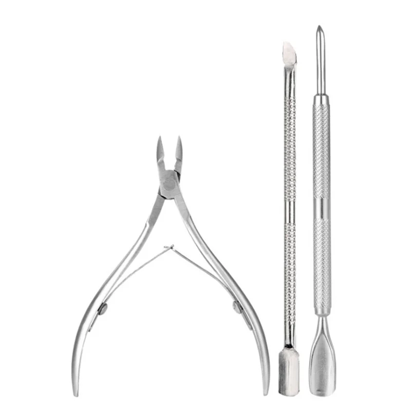 3pieces/lot Nail Art Manicure Tools Kits Set Stainless Steel Cuticle Spoon Pusher Nippers Trimmer Nail Clipper Cutter
3pieces/lot Nail Art Manicure Tools Kits Set Stainless Steel Cuticle Spoon Pusher Nippers Trimmer Nail Clipper Cutter