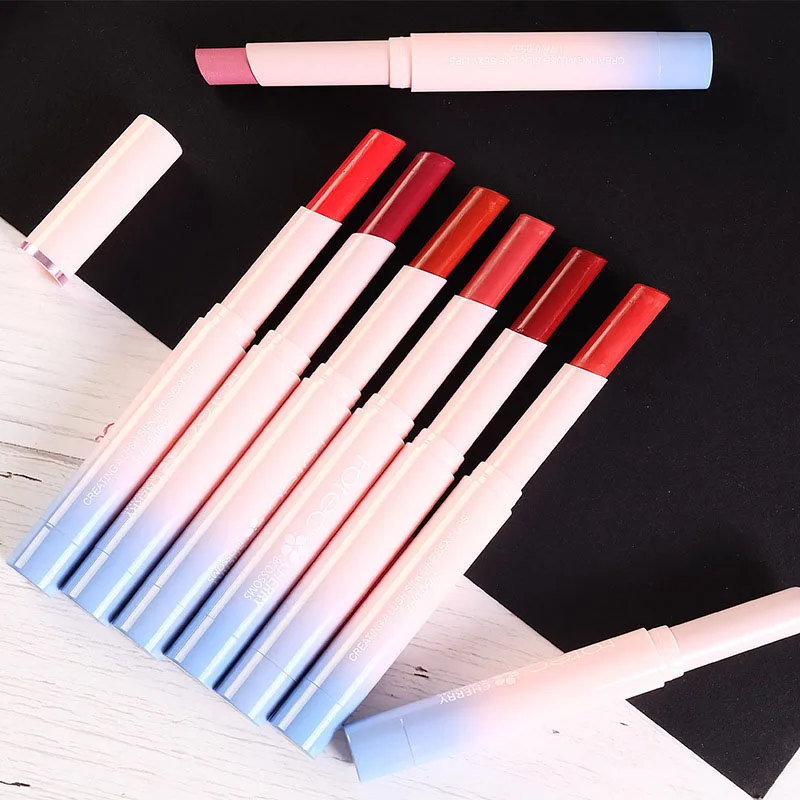 Lipstick Super Multi-color Choice With Package Two-color Matte Color Water-based Color Offer Test Color Chart On Sale
Lipstick Super Multi-color Choice With Package Two-color Matte Color Water-based Color Offer Test Color Chart On Sale