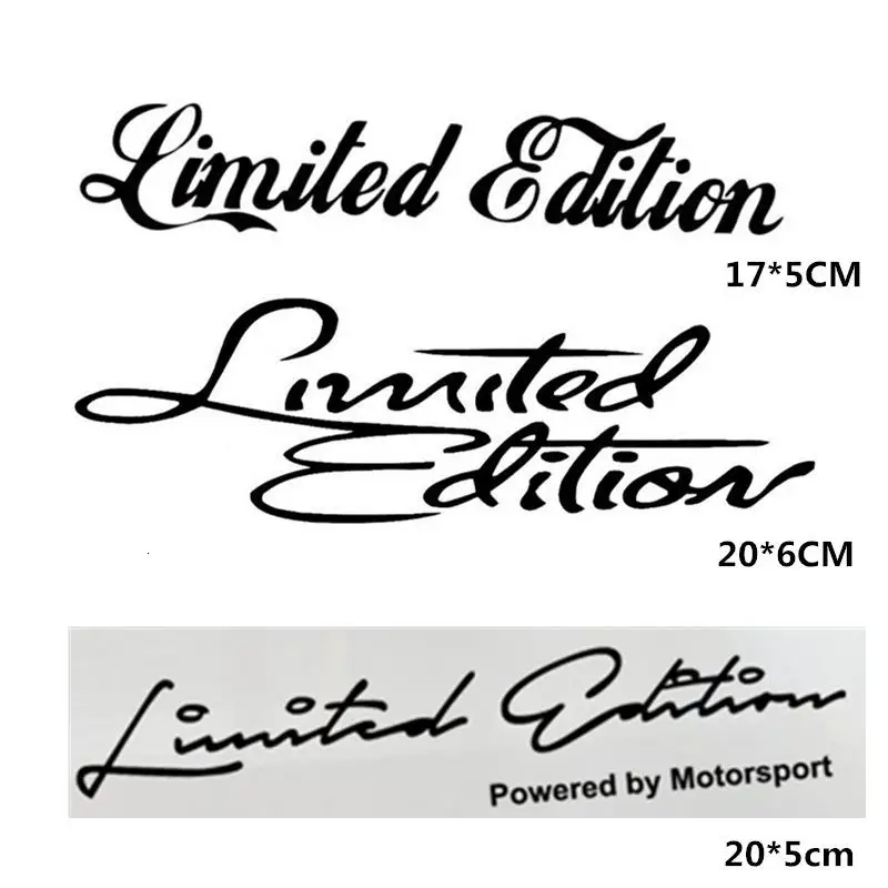 LIMITED EDITION Car Door Window Stickers Car-styling Creative Vinyl Film Decals Automobiles Accessories
LIMITED EDITION Car Door Window Stickers Car-styling Creative Vinyl Film Decals Automobiles Accessories
