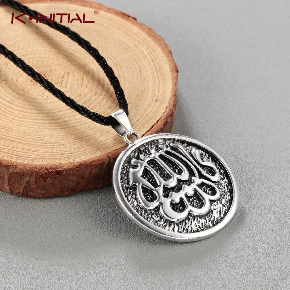 Kinitial Bronze Silver Color Muslim Islam Necklaces for Men Women Rope Chains Engrave Muslim Allah Necklaces & Pendants Jewelry
Kinitial Bronze Silver Color Muslim Islam Necklaces for Men Women Rope Chains Engrave Muslim Allah Necklaces & Pendants Jewelry