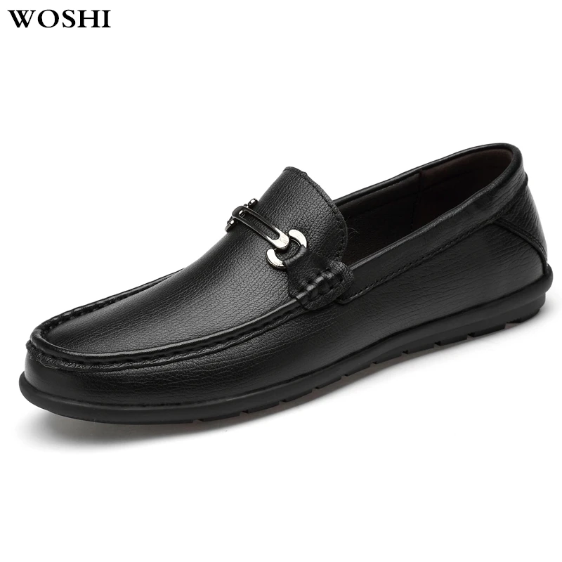 Genuine Leather Men's Casual Shoes outdoor flats Loafer Design Driving Men Flat Footwear Slip On Mens Moccasin Shoes size 38-46
Genuine Leather Men's Casual Shoes outdoor flats Loafer Design Driving Men Flat Footwear Slip On Mens Moccasin Shoes size 38-46