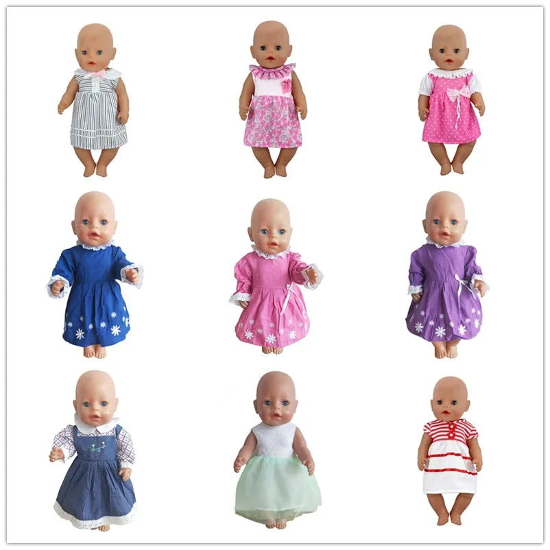 Doll Dress Fit For 43cm Baby Doll Reborn Babies Clothes And 17inch Doll Accessories
Doll Dress Fit For 43cm Baby Doll Reborn Babies Clothes And 17inch Doll Accessories