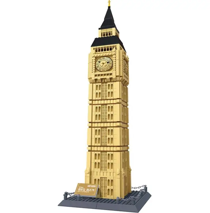 New wange Architecture series the Big Ben model Building Blocks set classic Famous landmark education Toys for children
New wange Architecture series the Big Ben model Building Blocks set classic Famous landmark education Toys for children