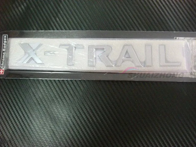 X-TRAIL X TRAIL XTRAIL ABS Plastic Chrome Auto Car Rear Trunk Number / Letter logo Badge Emblem Stickers Decals Auto Car Styling
X-TRAIL X TRAIL XTRAIL ABS Plastic Chrome Auto Car Rear Trunk Number / Letter logo Badge Emblem Stickers Decals Auto Car Styling