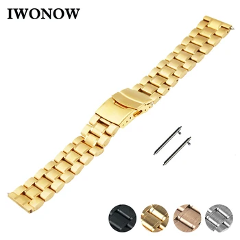 Stainless Quick Release Watch Band 22mm for Pebble Time / Steel Safety Buckle Strap Wrist Belt Bracelet Black Silver +Spring Bar 
Stainless Quick Release Watch Band 22mm for Pebble Time / Steel Safety Buckle Strap Wrist Belt Bracelet Black Silver +Spring Bar