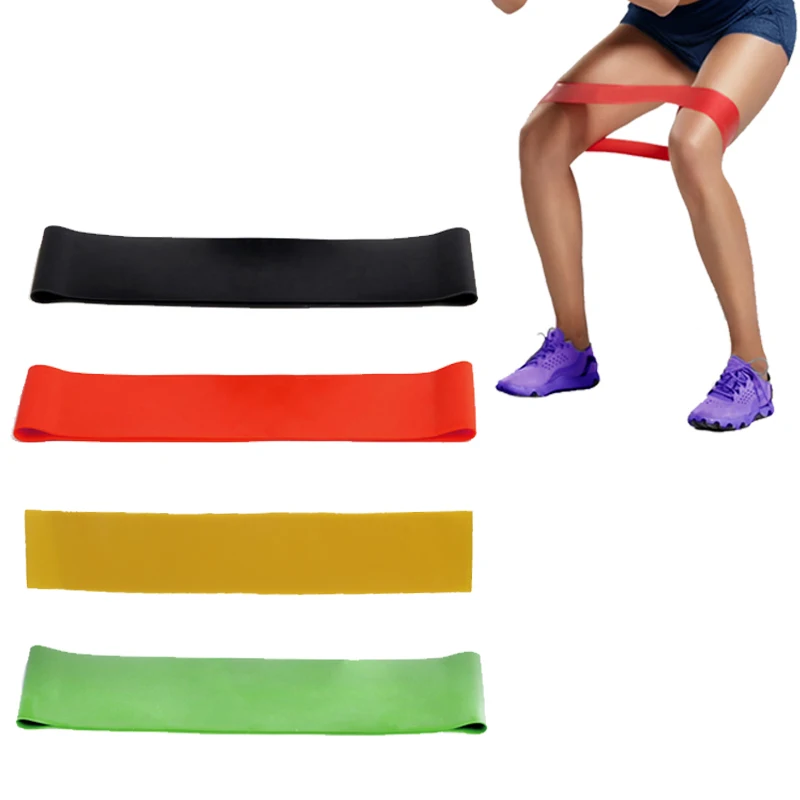 Image Elastic Band Tension Resistance Band Exercise Workout Rubber Loop Crossfit Strength Training Expander Fitness Yoga Equipment