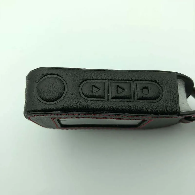 Leather Key Case for Russian Version in Two-Way Car Alarm Remote Control LCD For Starline A93 / A63 Key Fob Cover protect shell
Leather Key Case for Russian Version in Two-Way Car Alarm Remote Control LCD For Starline A93 / A63 Key Fob Cover protect shell