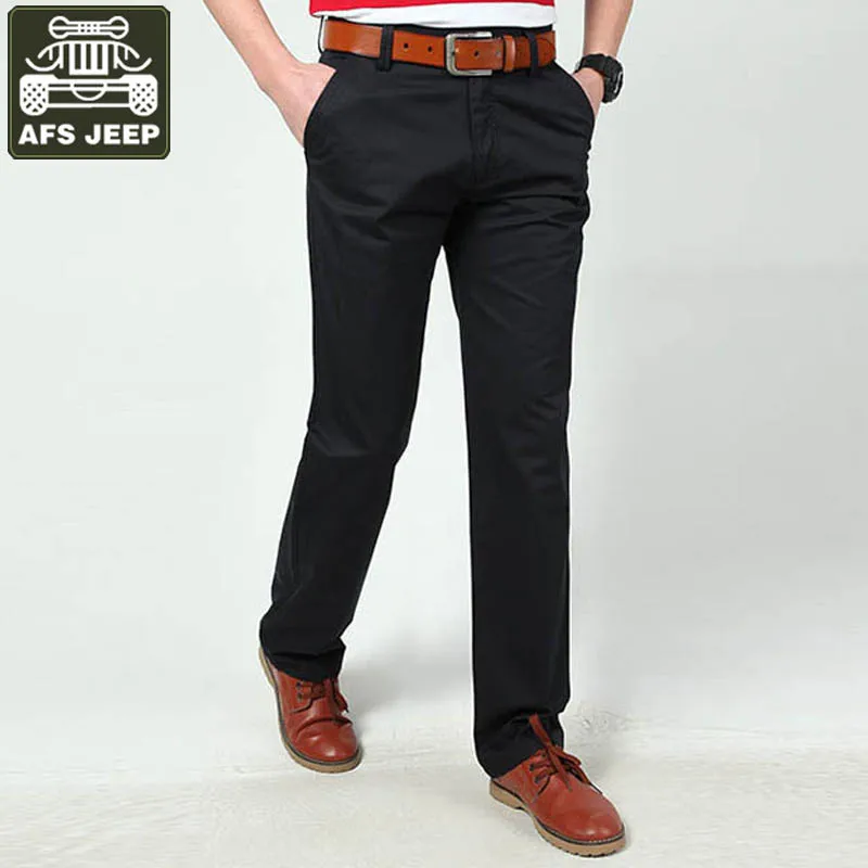 AFS JEEP Brand Casual Mens Pants Cotton Slim Fit Straight Long Trousers Male Pants For Men Pantalones Hombre Plus Size 30-44
AFS JEEP Brand Casual Mens Pants Cotton Slim Fit Straight Long Trousers Male Pants For Men Pantalones Hombre Plus Size 30-44