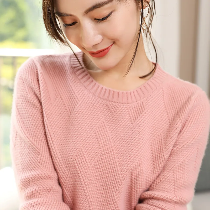 Women Sweaters 100% Pure Cashmere Knitting Thicker Warm Pullovers Winter New Oneck 4Colors Thick Jumpers Woman Clothes Lady Tops
Women Sweaters 100% Pure Cashmere Knitting Thicker Warm Pullovers Winter New Oneck 4Colors Thick Jumpers Woman Clothes Lady Tops