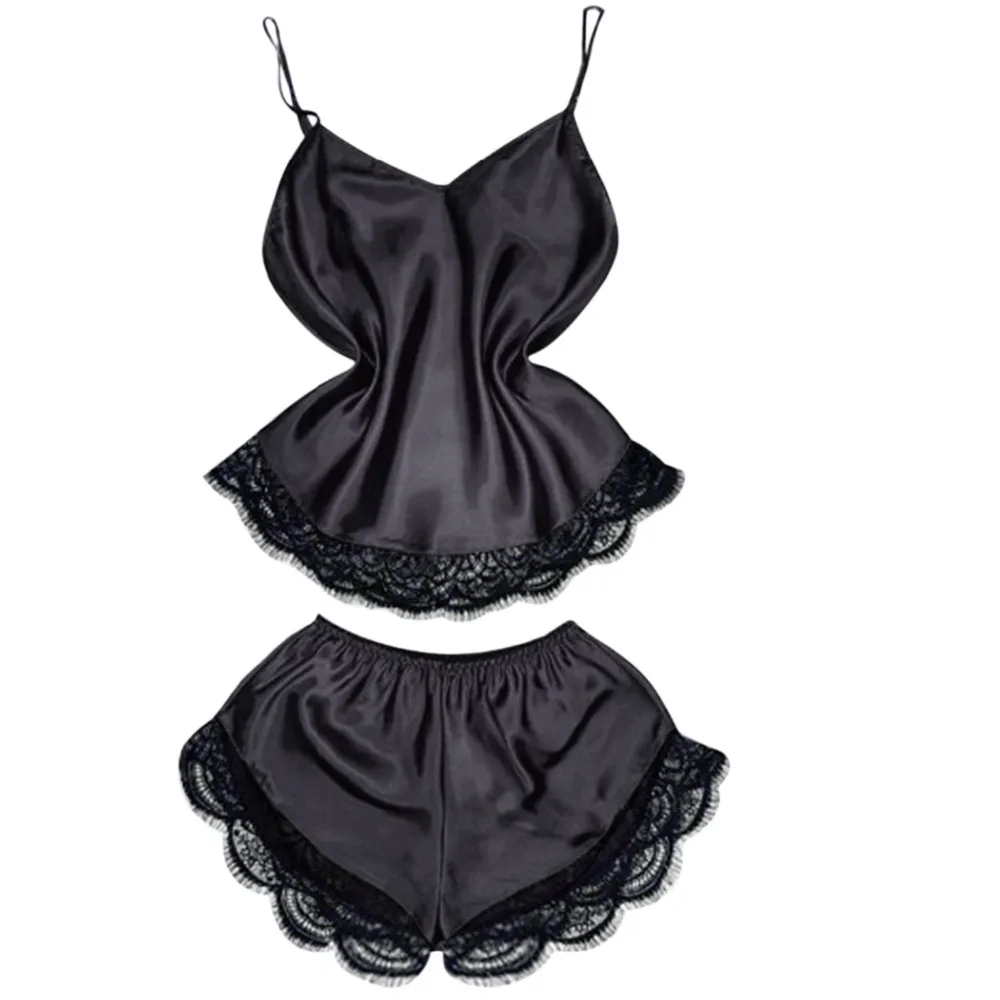 Women Pajamas Fashion Sexy Lace Sleepwear Lingerie Temptation Babydoll Underwear Nightdress satin nightgown women pajamas set *8
Women Pajamas Fashion Sexy Lace Sleepwear Lingerie Temptation Babydoll Underwear Nightdress satin nightgown women pajamas set *8