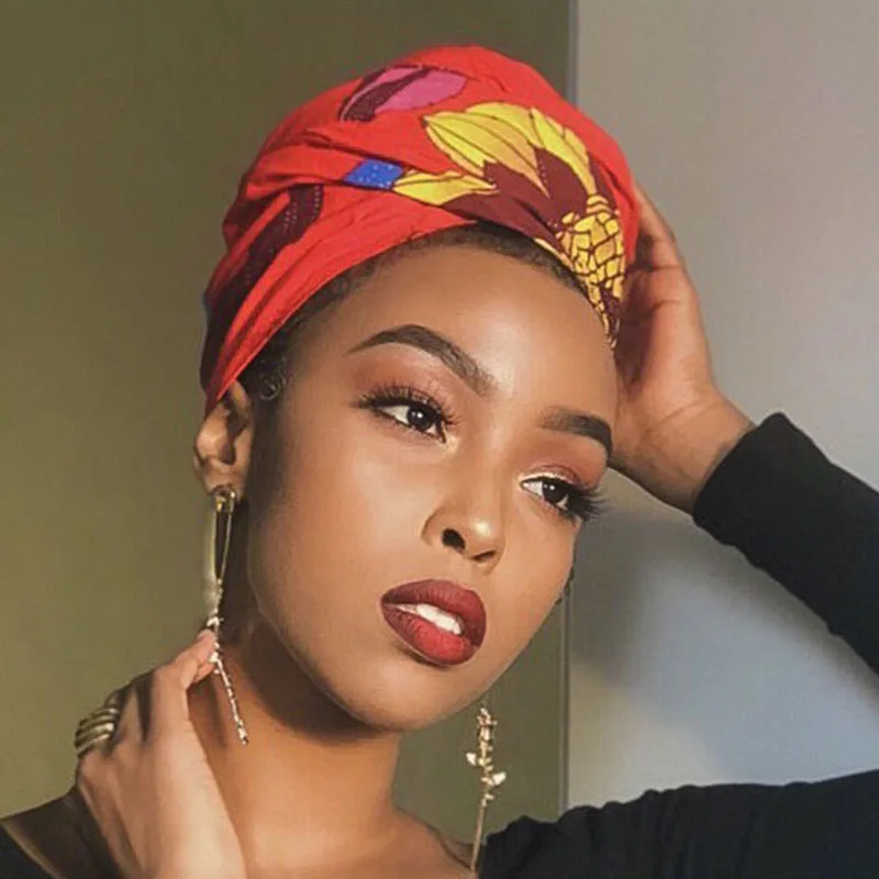 Shenbolen Floral Headwrap Women African Traditional Headtie Scarf Turban Cotton Wax 72"x22"
Shenbolen Floral Headwrap Women African Traditional Headtie Scarf Turban Cotton Wax 72"x22"