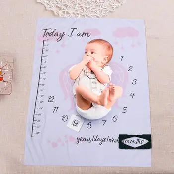 Baby Milestone Blanket DIY Photo Photography Props Newborn Flower Letter Printed Monthly Growth Blankets Backdrop Cloth
Baby Milestone Blanket DIY Photo Photography Props Newborn Flower Letter Printed Monthly Growth Blankets Backdrop Cloth