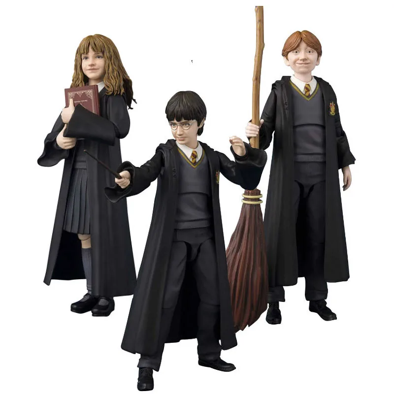 12CM SHF Harry Potter Hermione Granger Ron Weasley PVC Action Figure Model Toys Doll For Children Gift
12CM SHF Harry Potter Hermione Granger Ron Weasley PVC Action Figure Model Toys Doll For Children Gift