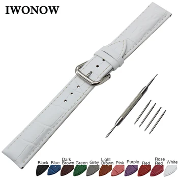 Croco Genuine Leather Watch Band 18mm 19mm 20mm 21mm 22mm 24mm Universal Watchband Stainless Steel Buckle Strap Wrist Bracelet
Croco Genuine Leather Watch Band 18mm 19mm 20mm 21mm 22mm 24mm Universal Watchband Stainless Steel Buckle Strap Wrist Bracelet